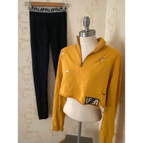 2pc LF Los Angeles Leggings & Top Ladies Size Small - Picture 5 of 6